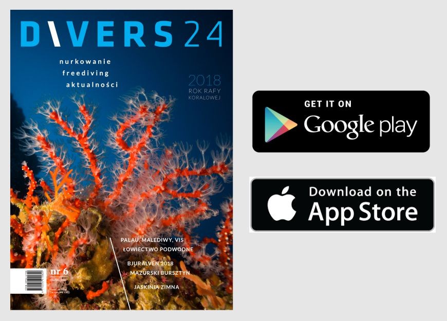 Magazyn Divers24 dostępny na aplikacjach mobilnych